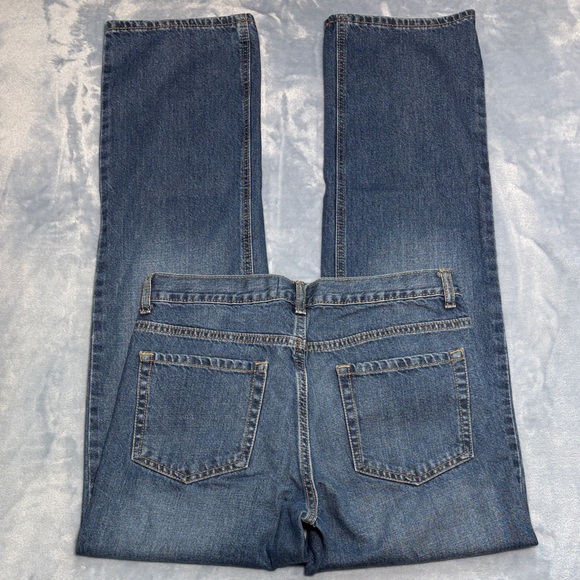 Old Navy Boy's Dark Blue Straight Leg Jeans - Picture 5 of 8